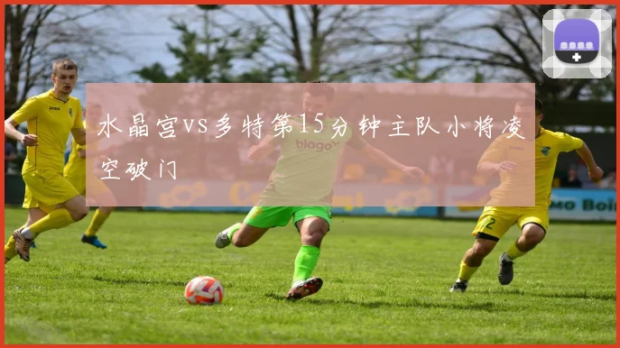 水晶宫vs多特第15分钟主队小将凌空破门